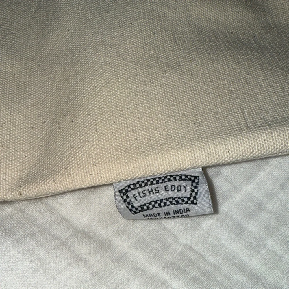 Beige Canvas Tote with Pigeon Print - Picture 2 of 5